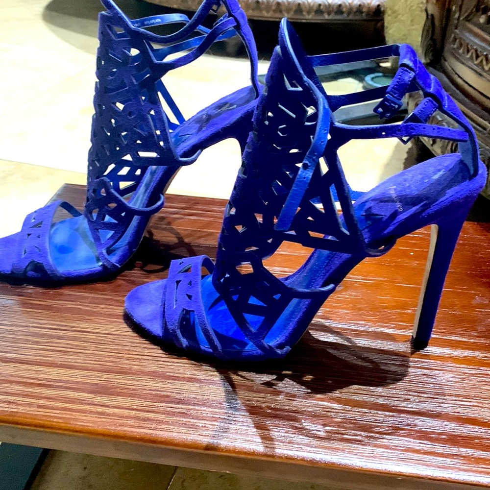 Brian Atwood suede sandal